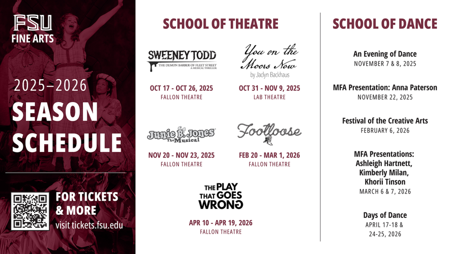 FSU CFA Performance Schedule