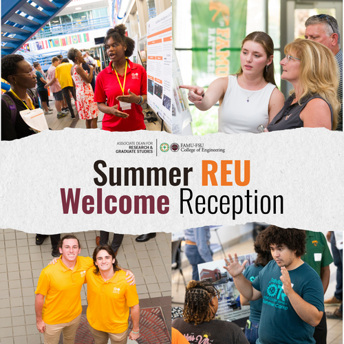 Summer REU Welcome Reception is June 4, 2026 at HPMI