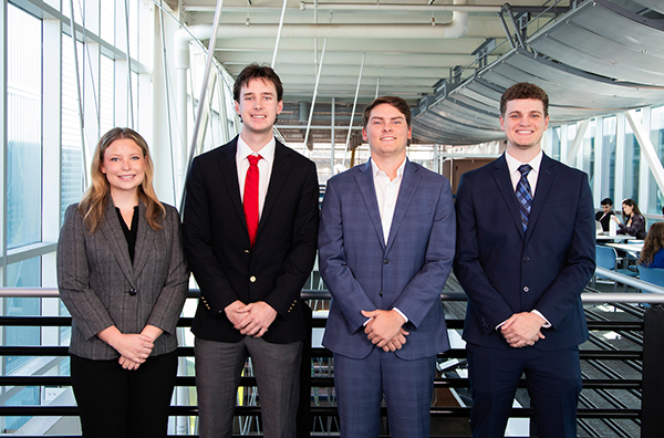 photo of civil engineering senior design team