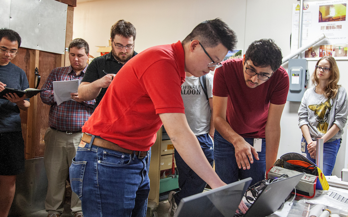 high voltage lab demonstration at CAPS
