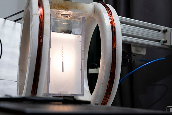 photo of corkscrew movement model