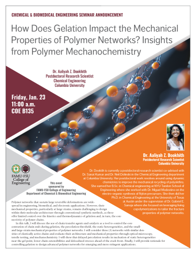 Flyer for Aaliyah Dookith Postdoctoral Research Scientist Columbia University