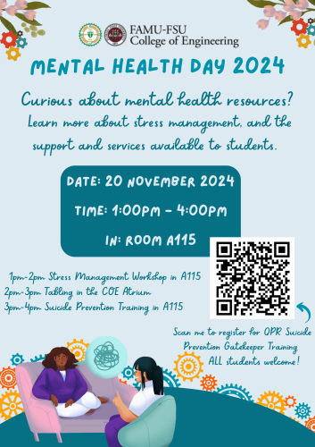 Mental Health Day Flyer 2024