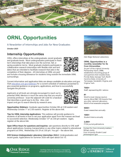 ORNL Newsletter