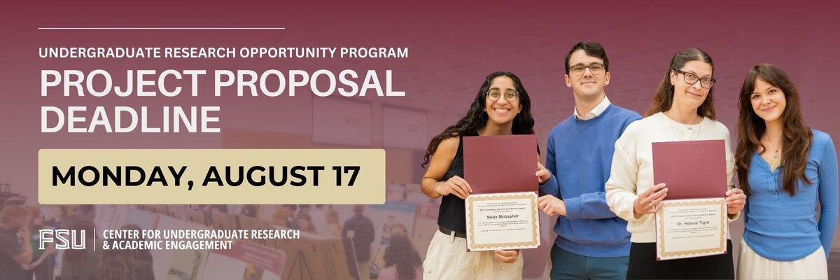 Project Proposal Deadline: Deadline August 17, 2026