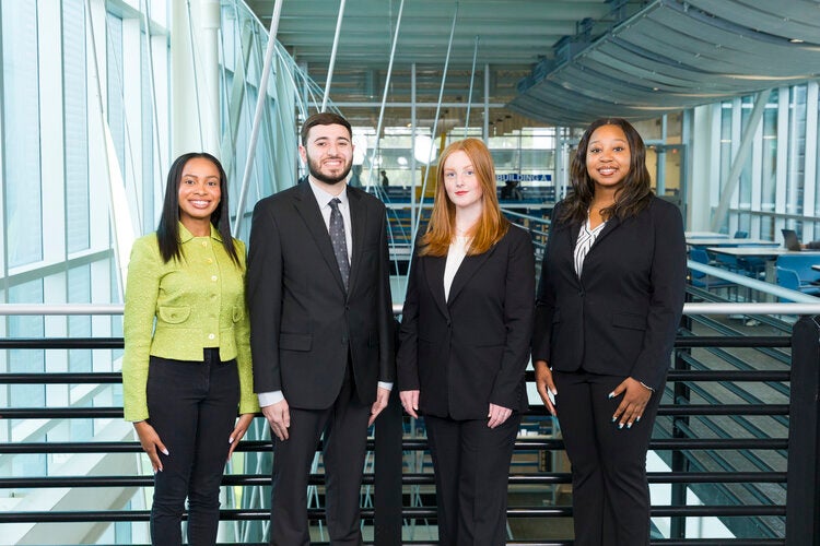Team 114 L to R: LaTatiana Beasley, Anthony Kirtman, Casey Felder, Gabrielle Frost