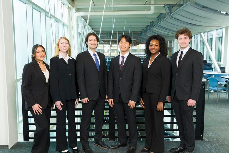 Team 117 L to R: Ashley De Armas, Sofia Disilvestri, Sebastian Duarte, Richard (Mo) Tehassee, Madisyn Wiggins, Aiden Laurie