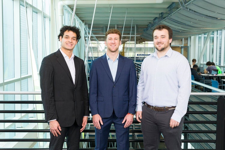 Members of Team 232 left to right:Armando Cardona, Blake Fagen, David Kraus, Kelby Weber (not pictured)