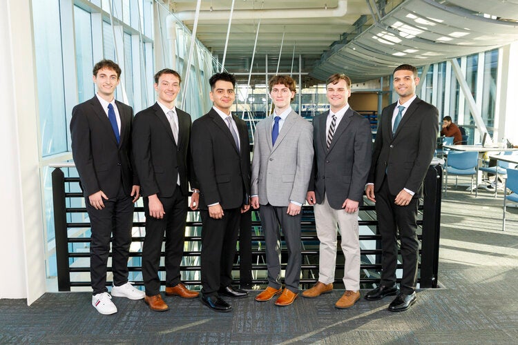 Members of Team 518 left to right: Roy Blank, Tanner Kehl, Zahir Moctezuma, Roland Rivera, Taylor Shepherd, Michael Wright