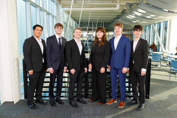 Members of Team 519 left to right: Bryan Carpio, Stephen Gutsell, Casey Katsouris, Maija Miller, Brady Parris, Nicolas Villabona