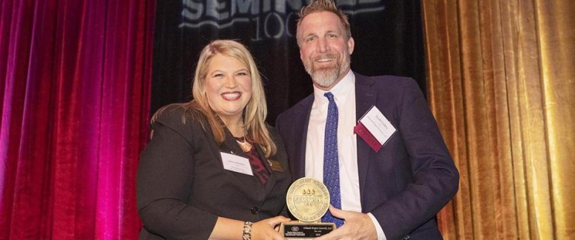 Scott Collins with Melissa Roberts