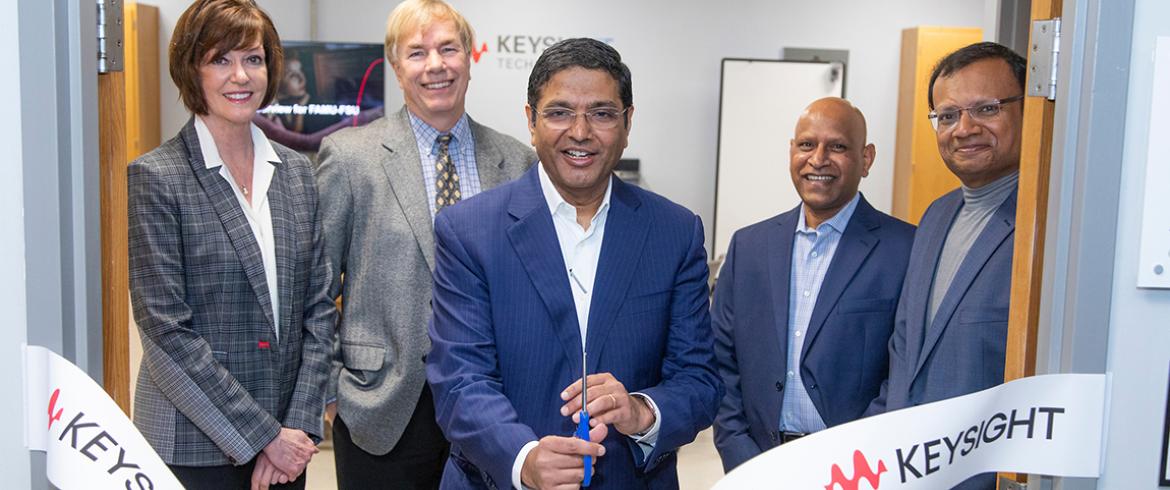 keysight ribbon cutting photo