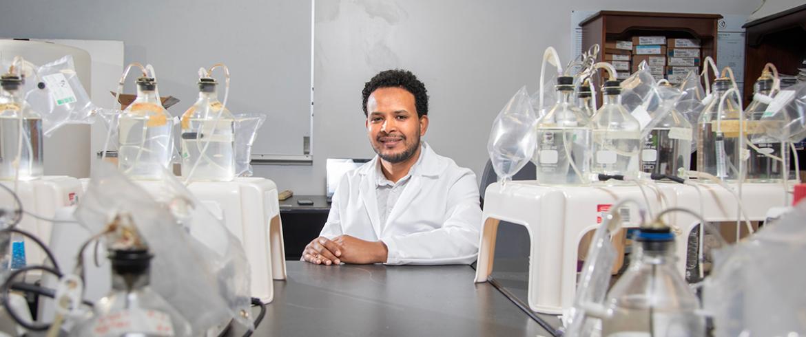 photo of benhur asefaw civil environmental engineering grad student at famu fsu engineering