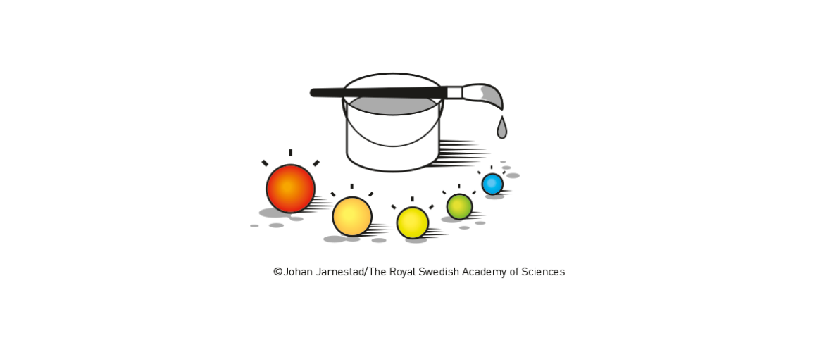 illustration from nobel prize organization to illustrate quantum dots