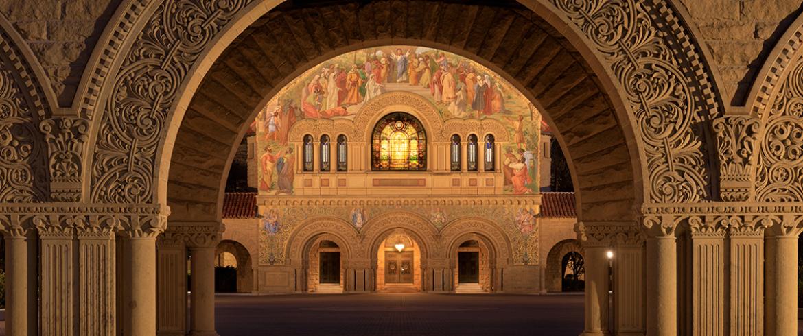 photo of stanford university's memorial church
