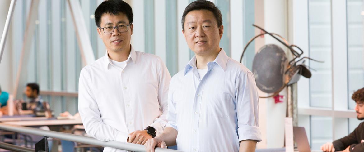 photo of two professors at the famu-fsu college of engineering