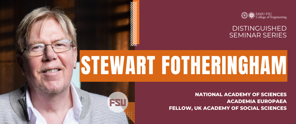 Dean's Distinguished Seminar: Stewart Fotheringham event graphic