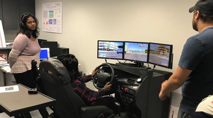 graduate students making observations