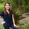 famu-fsu engineering researcher nasrin alamdari at stormwater drain photo
