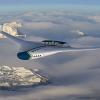 rendering of hydrogen-powered plane